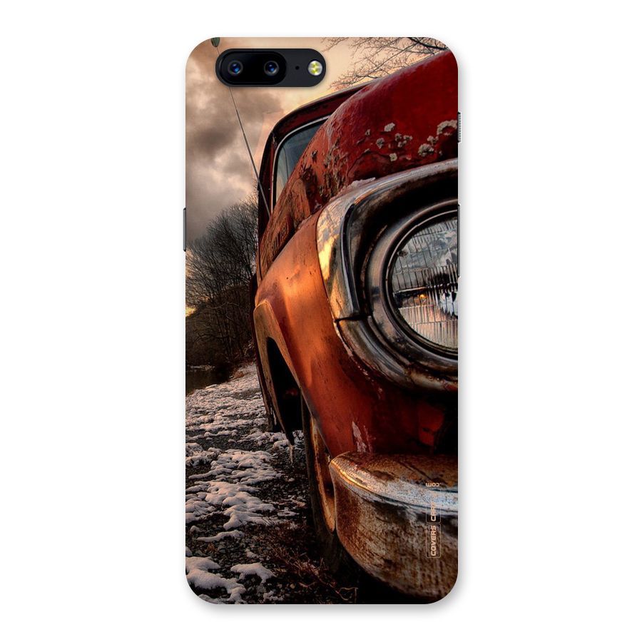 Vintage Car Headlight Back Case for OnePlus 5