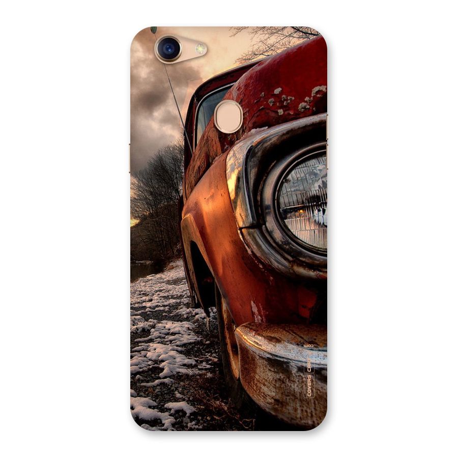Vintage Car Headlight Back Case for Oppo F5