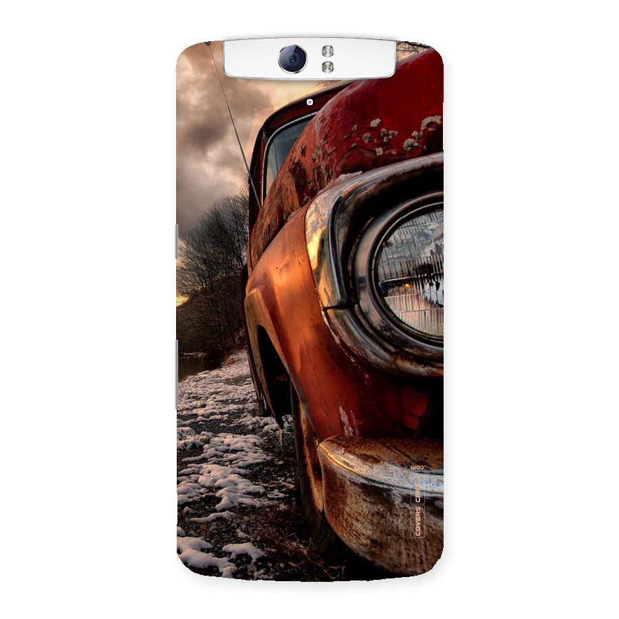 Vintage Car Headlight Back Case for Oppo N1