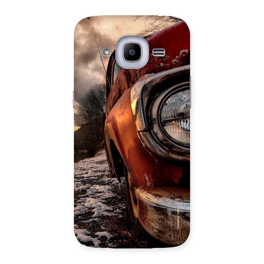 Vintage Car Headlight Back Case for Samsung Galaxy J2 Pro