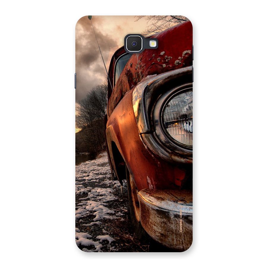 Vintage Car Headlight Back Case for Samsung Galaxy J7 Prime
