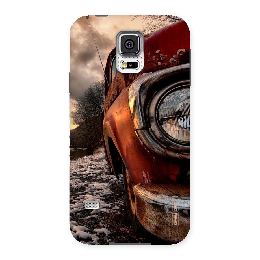 Vintage Car Headlight Back Case for Samsung Galaxy S5