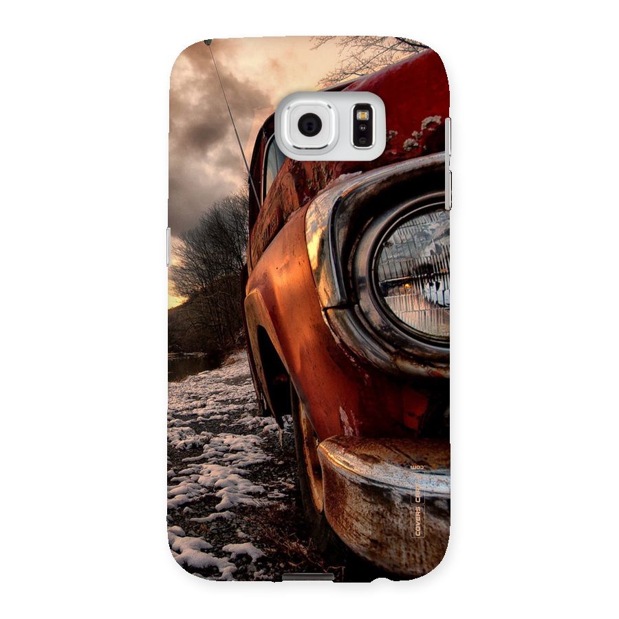 Vintage Car Headlight Back Case for Samsung Galaxy S6