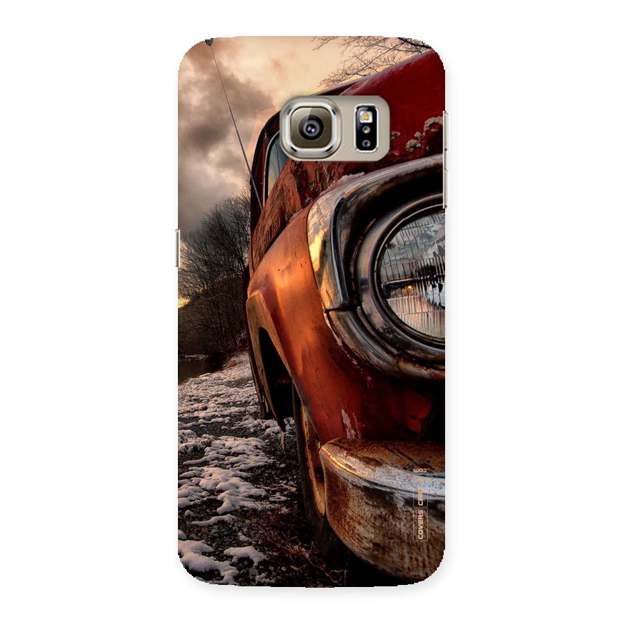 Vintage Car Headlight Back Case for Samsung Galaxy S6 Edge