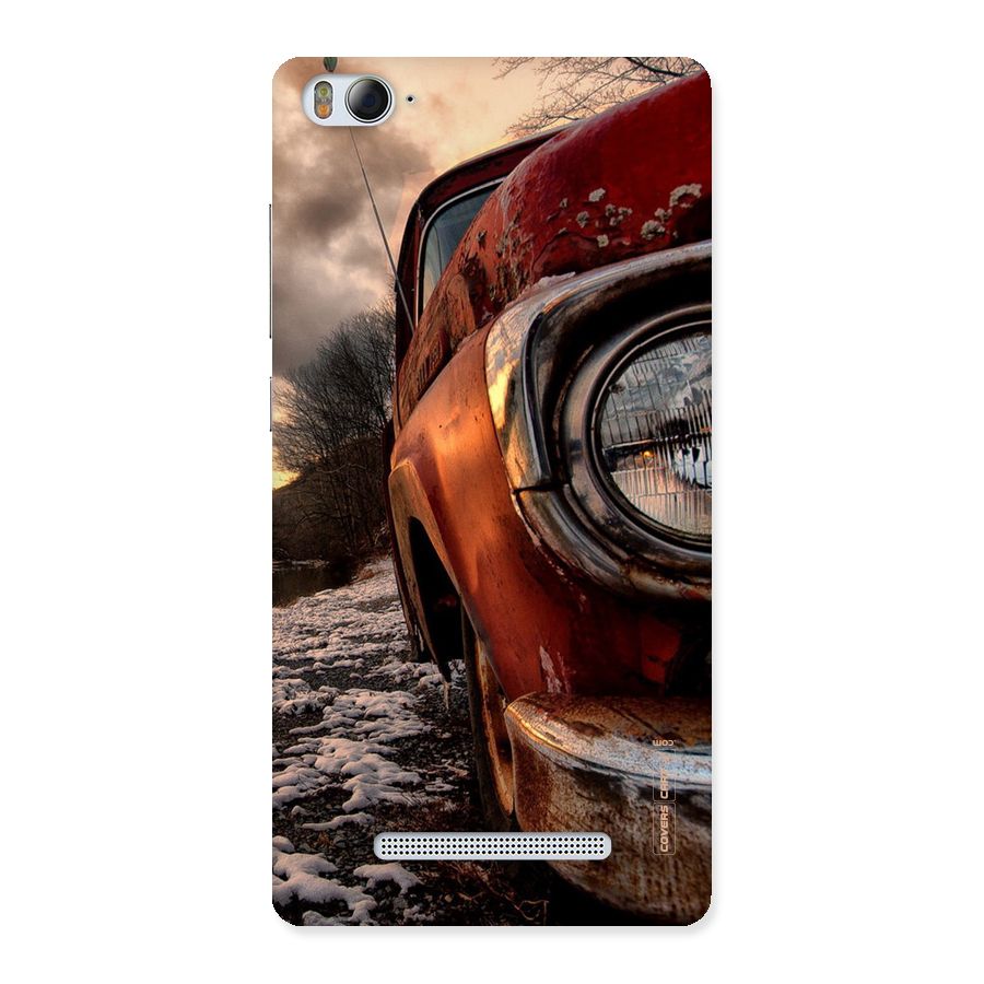 Vintage Car Headlight Back Case for Xiaomi Mi4i