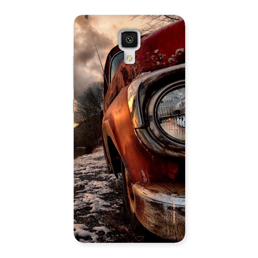 Vintage Car Headlight Back Case for Xiaomi Mi 4