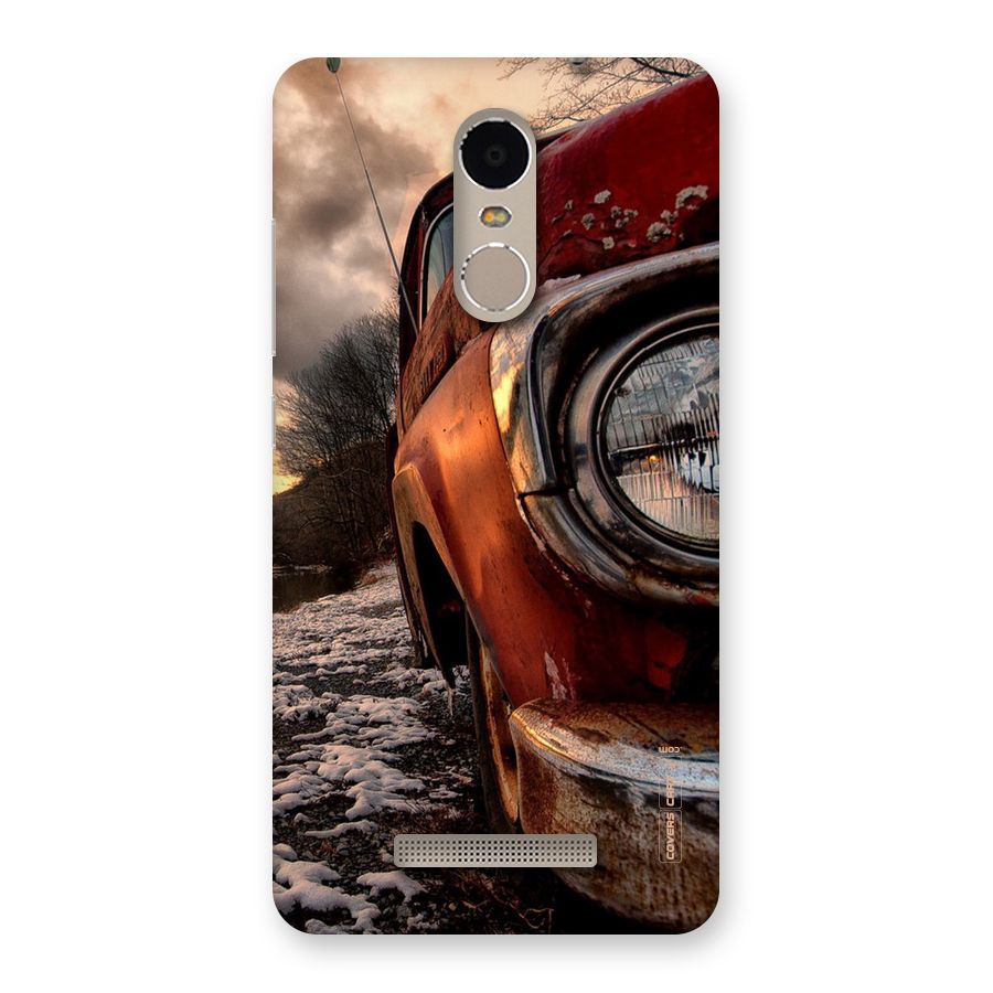 Vintage Car Headlight Back Case for Xiaomi Redmi Note 3