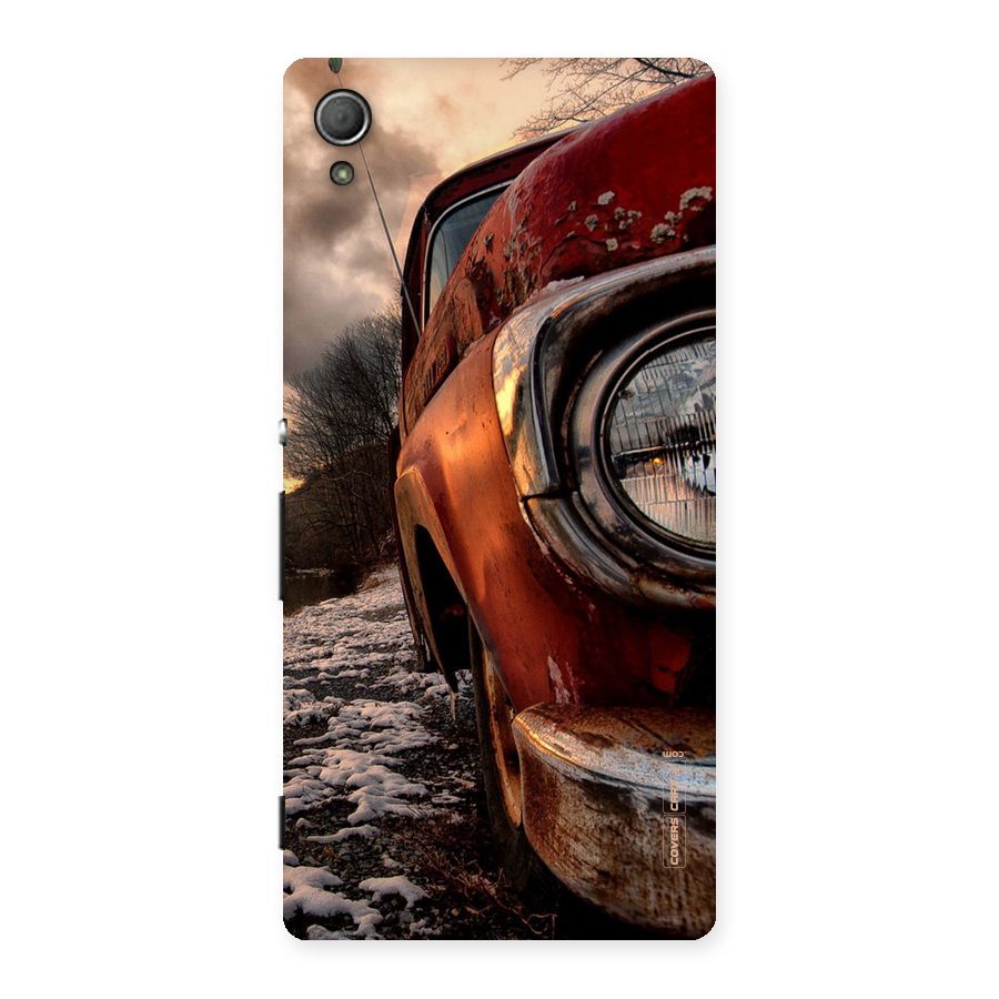 Vintage Car Headlight Back Case for Xperia Z4