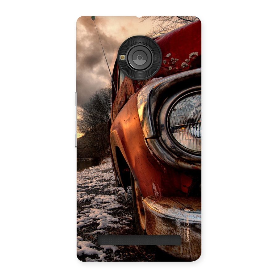 Vintage Car Headlight Back Case for Yu Yuphoria