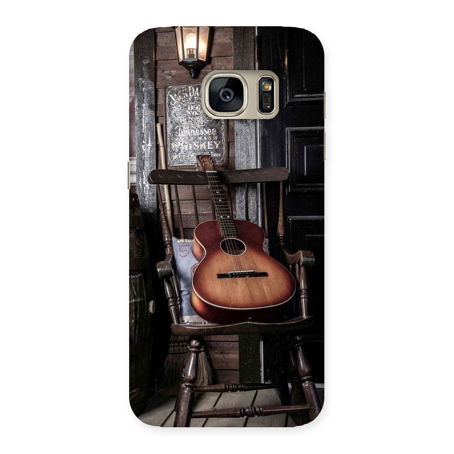 Vintage Chair Guitar Back Case for Galaxy S7