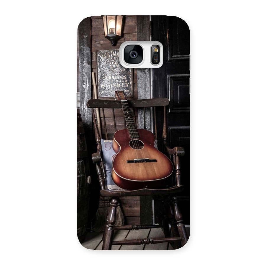 Vintage Chair Guitar Back Case for Galaxy S7 Edge