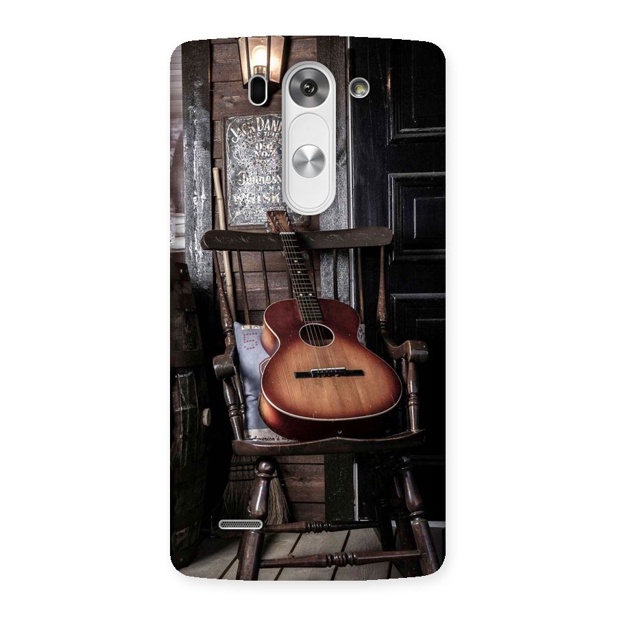 Vintage Chair Guitar Back Case for LG G3 Beat