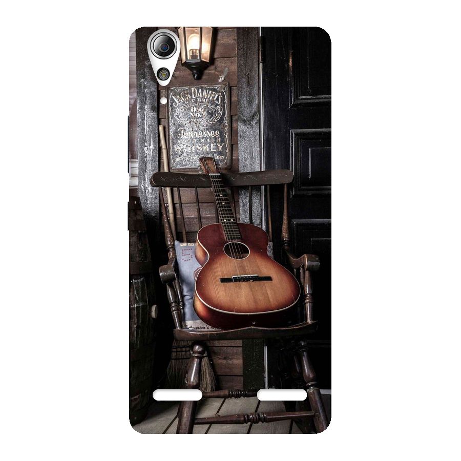 Vintage Chair Guitar Back Case for Lenovo A6000 Plus