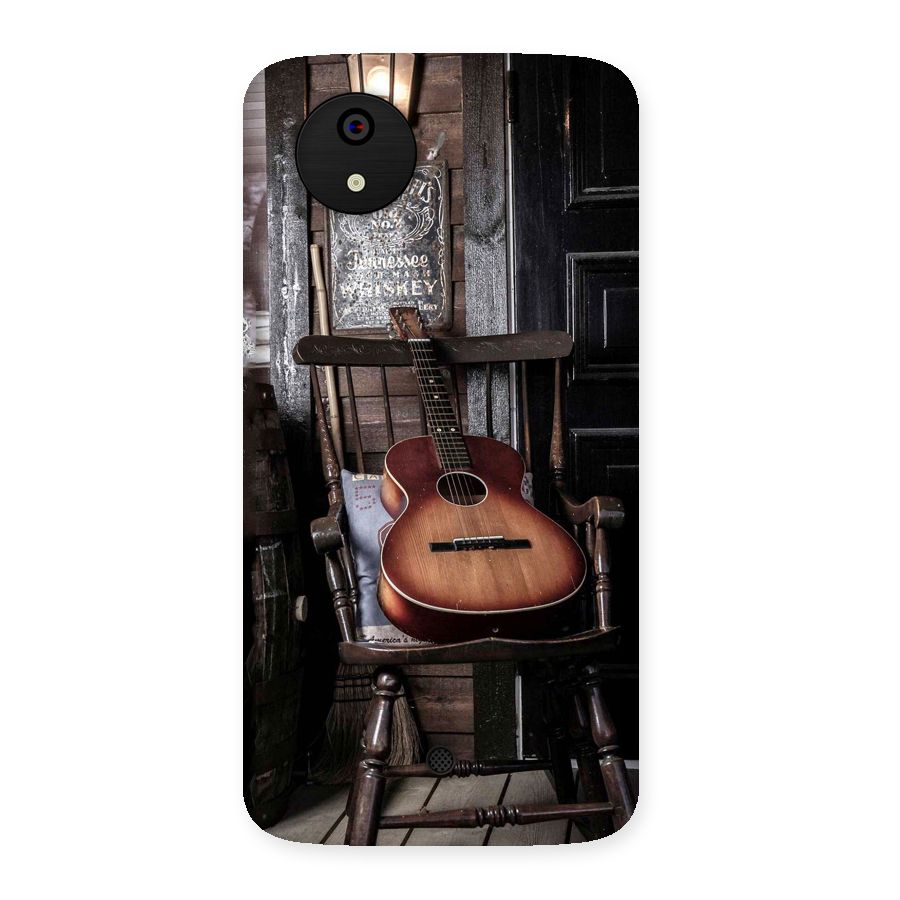 Vintage Chair Guitar Back Case for Micromax Canvas A1