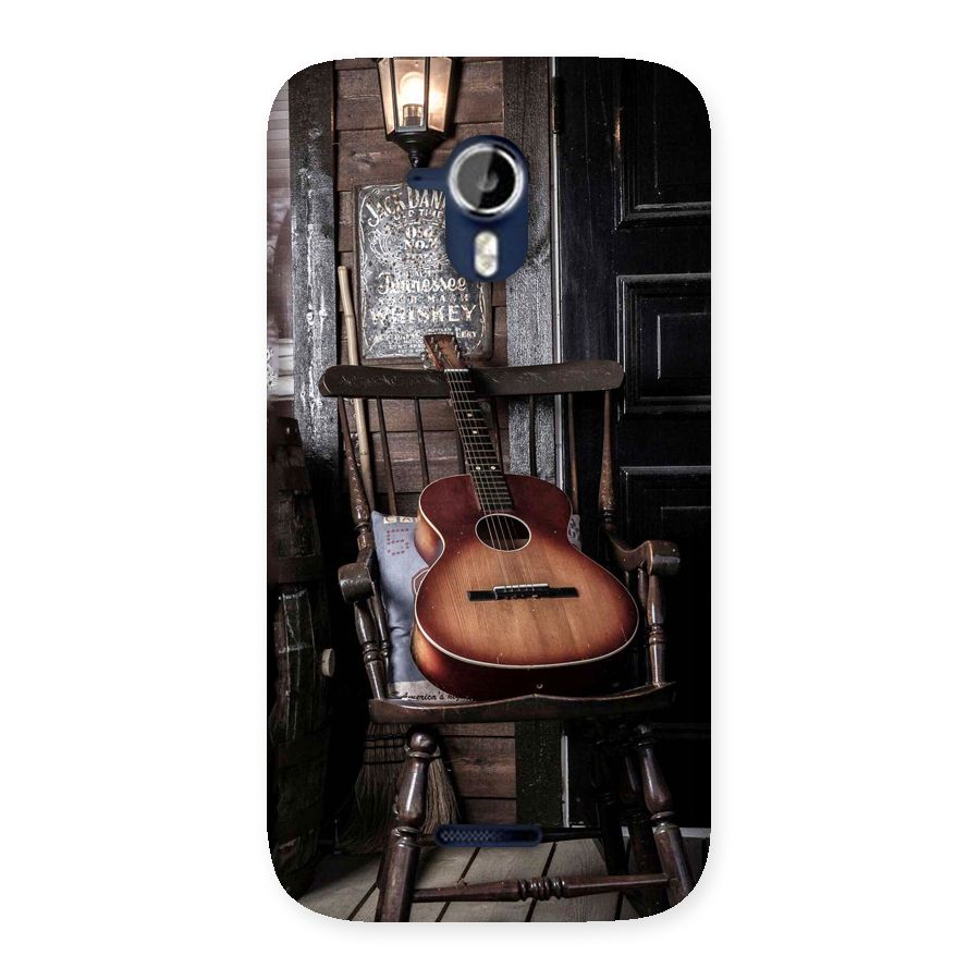 Vintage Chair Guitar Back Case for Micromax Canvas Magnus A117