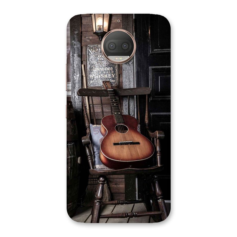 Vintage Chair Guitar Back Case for Moto G5s Plus