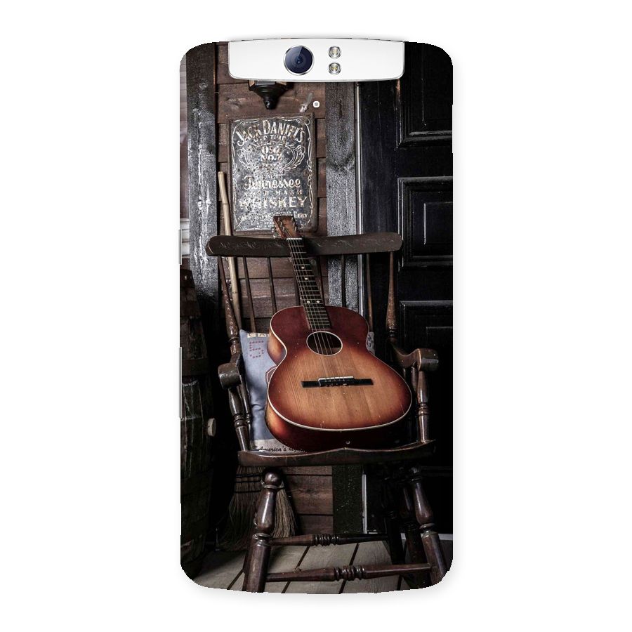Vintage Chair Guitar Back Case for Oppo N1