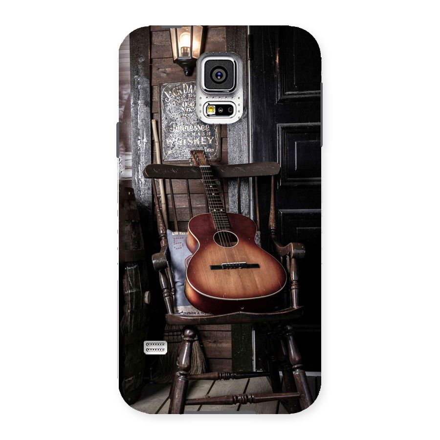 Vintage Chair Guitar Back Case for Samsung Galaxy S5
