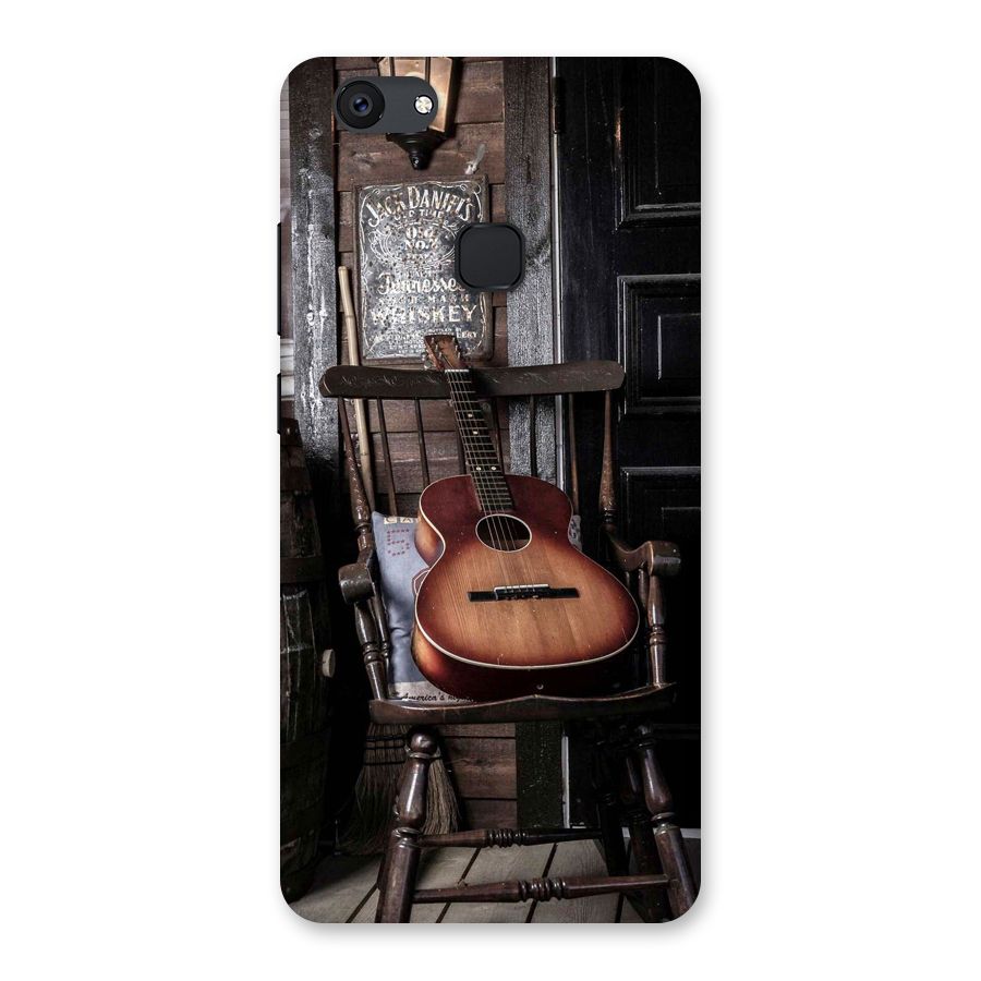 Vintage Chair Guitar Back Case for Vivo V7 Plus