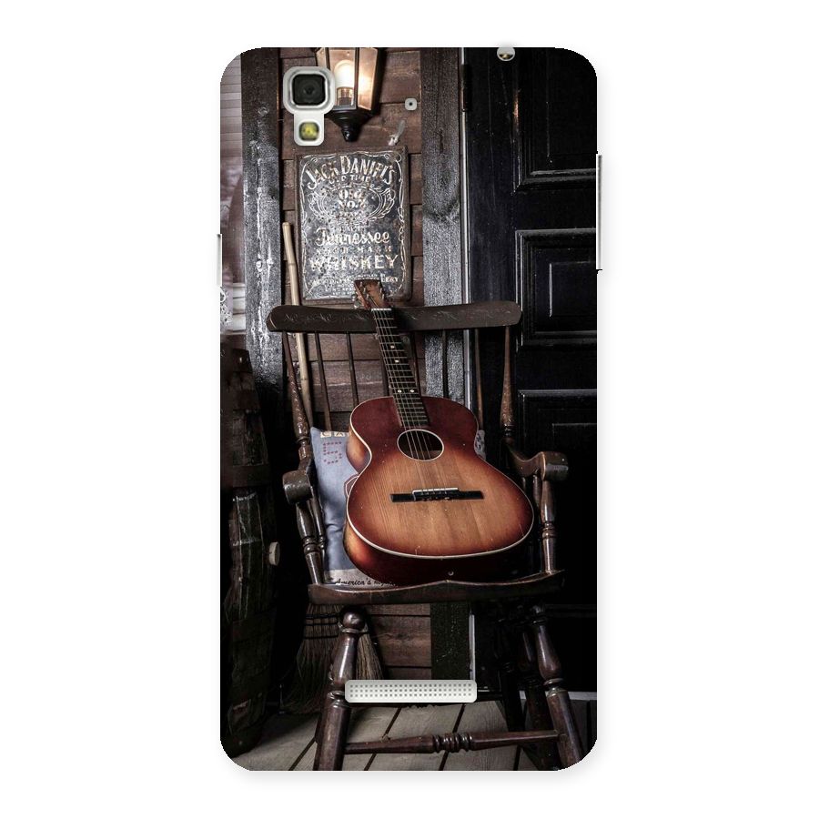 Vintage Chair Guitar Back Case for Yu Yureka