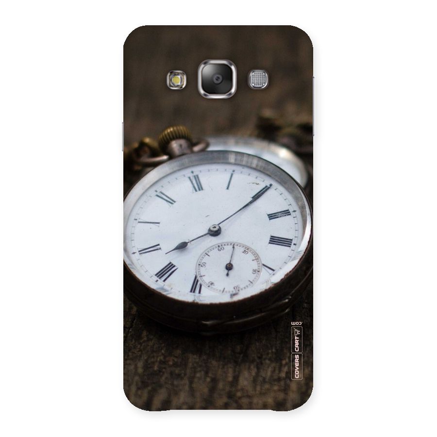 Vintage Clock Back Case for Galaxy E7