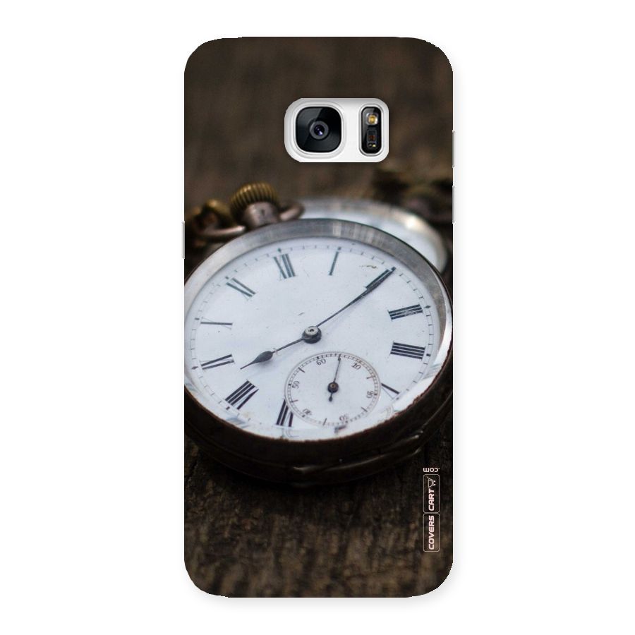 Vintage Clock Back Case for Galaxy S7 Edge