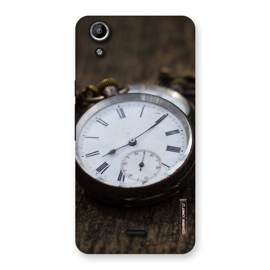 Vintage Clock Back Case for Micromax Canvas Selfie Lens Q345