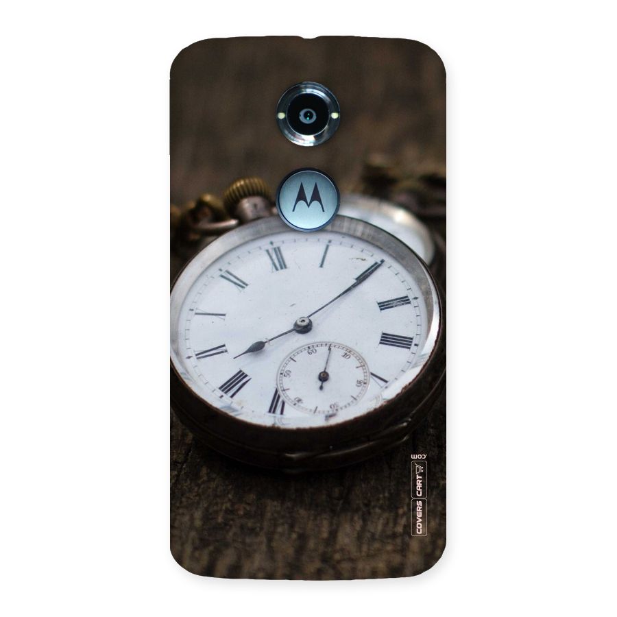 Vintage Clock Back Case for Moto X 2nd Gen