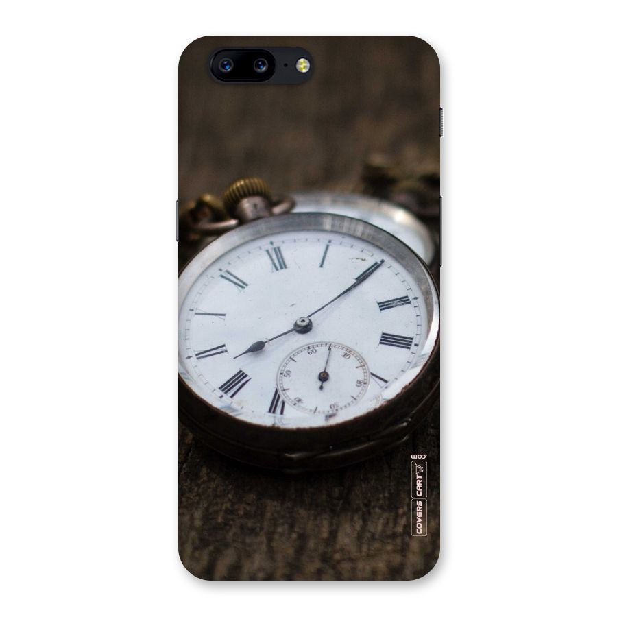 Vintage Clock Back Case for OnePlus 5