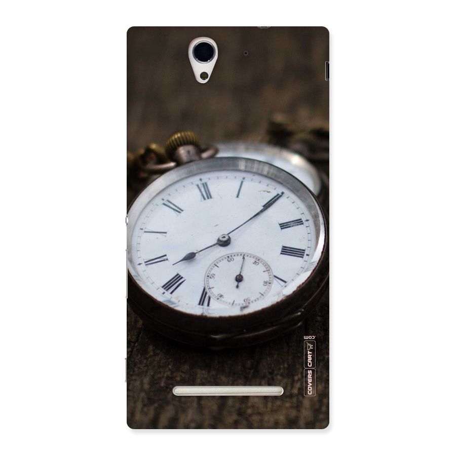 Vintage Clock Back Case for Sony Xperia C3