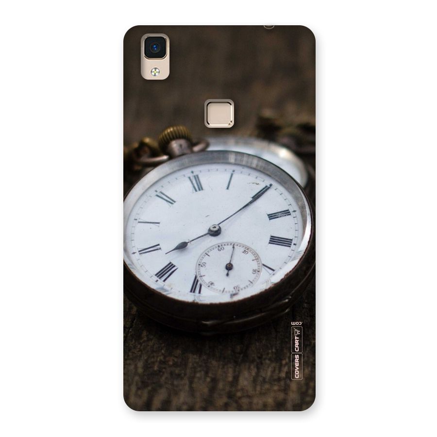 Vintage Clock Back Case for V3 Max