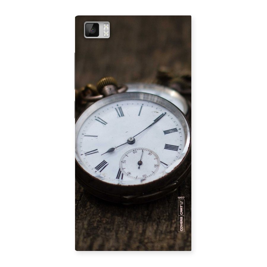 Vintage Clock Back Case for Xiaomi Mi3