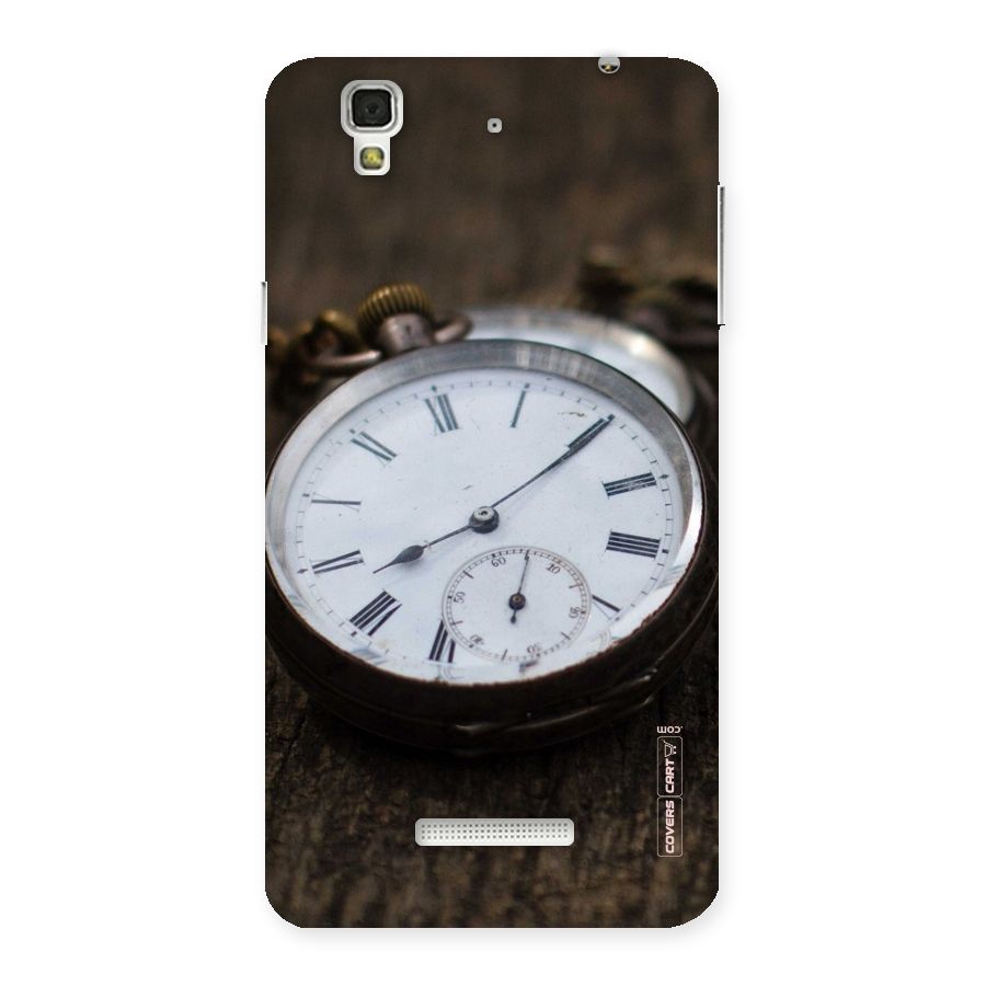 Vintage Clock Back Case for YU Yureka Plus