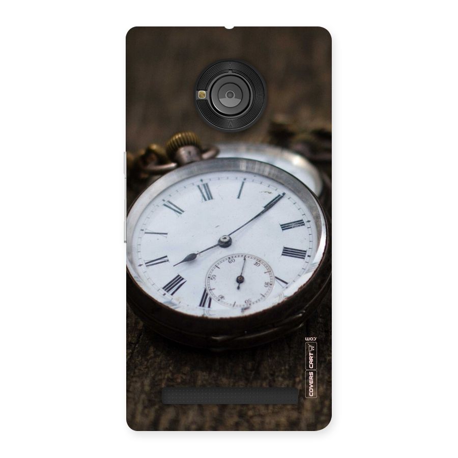 Vintage Clock Back Case for Yu Yunique