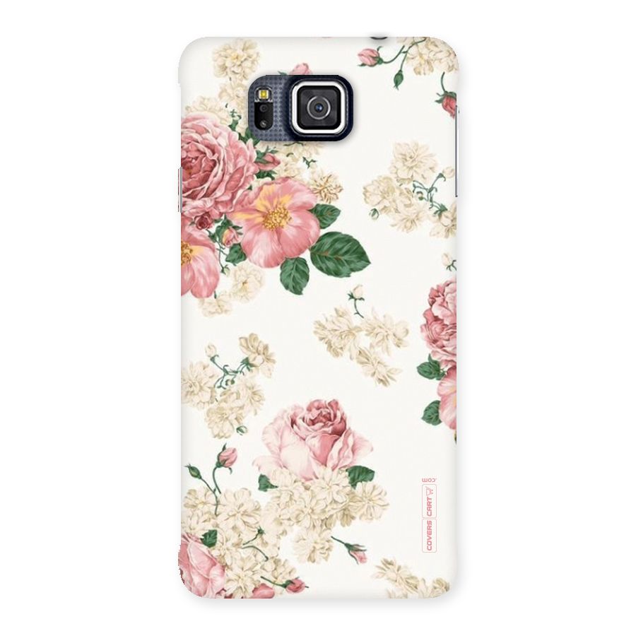 Vintage Floral Pattern Back Case for Galaxy Alpha