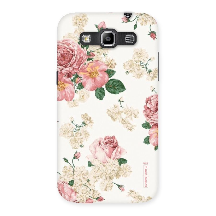 Vintage Floral Pattern Back Case for Galaxy Grand Quattro