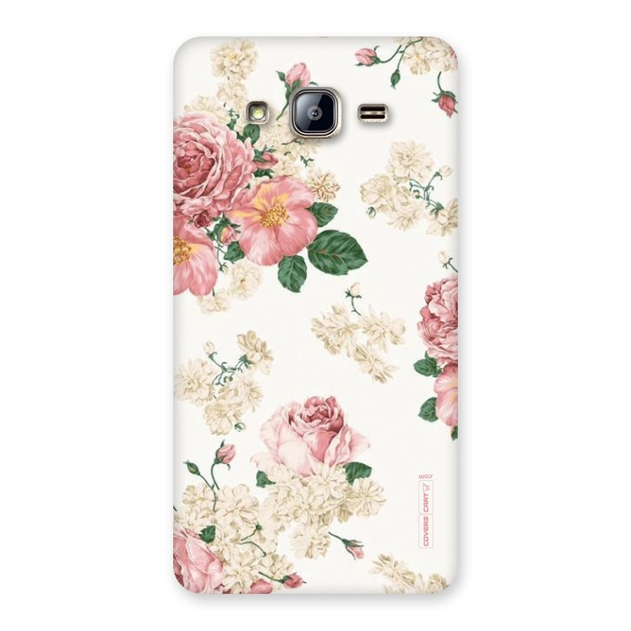 Vintage Floral Pattern Back Case for Galaxy On5