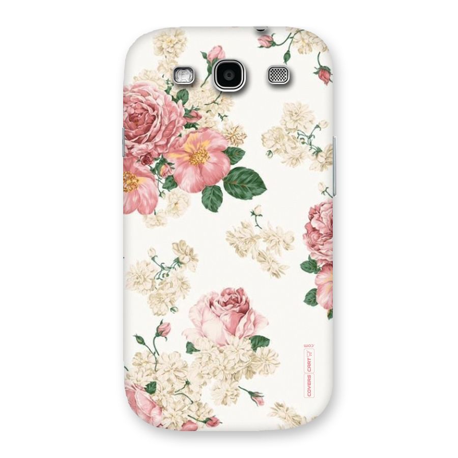 Vintage Floral Pattern Back Case for Galaxy S3