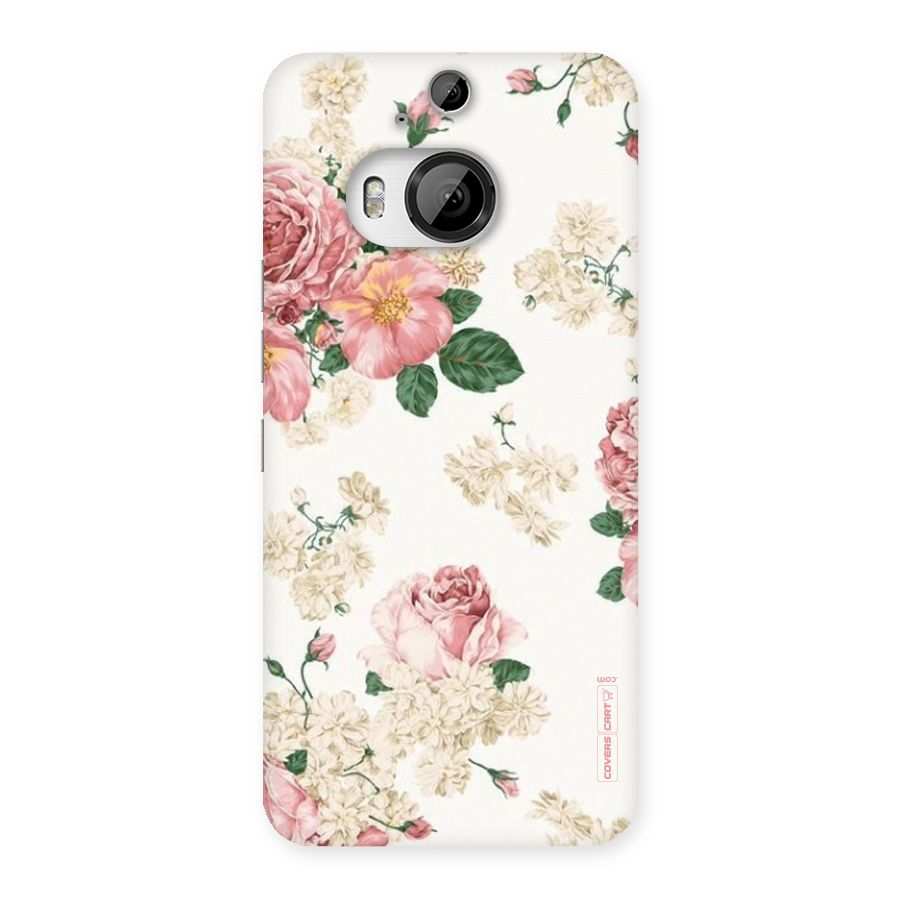 Vintage Floral Pattern Back Case for HTC One M9 Plus