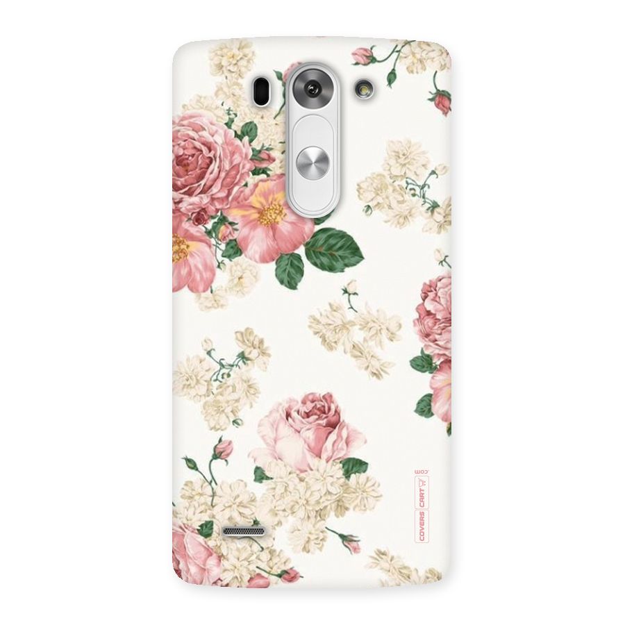 Vintage Floral Pattern Back Case for LG G3 Mini