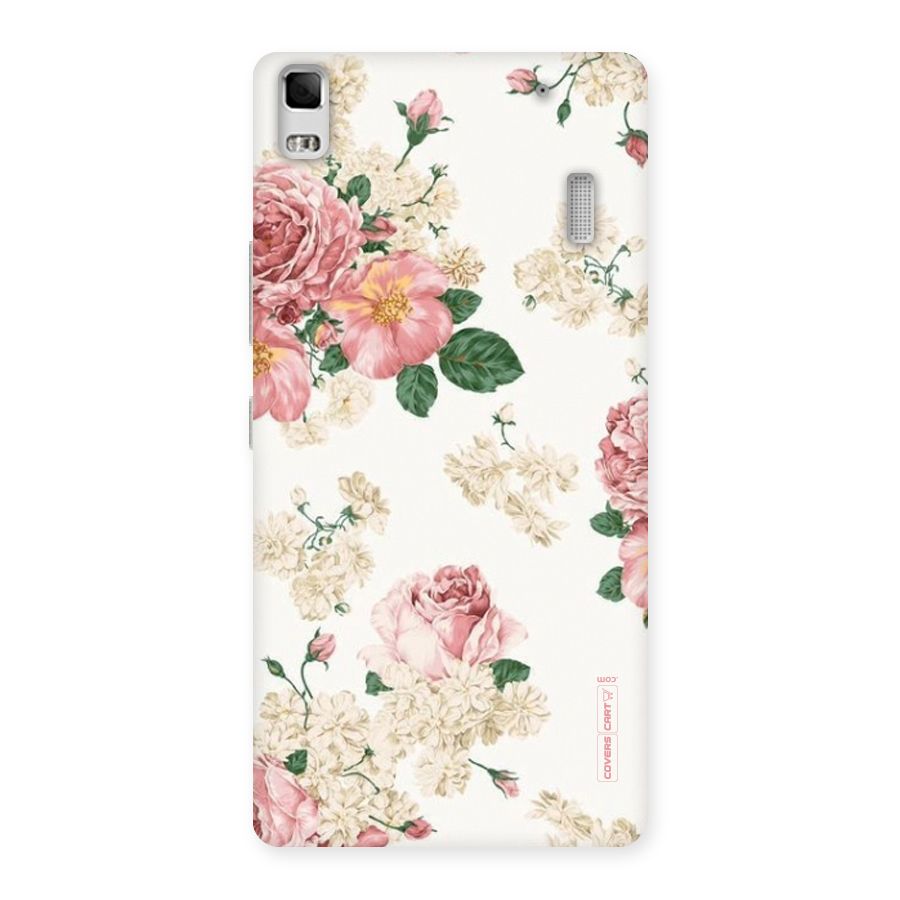 Vintage Floral Pattern Back Case for Lenovo A7000