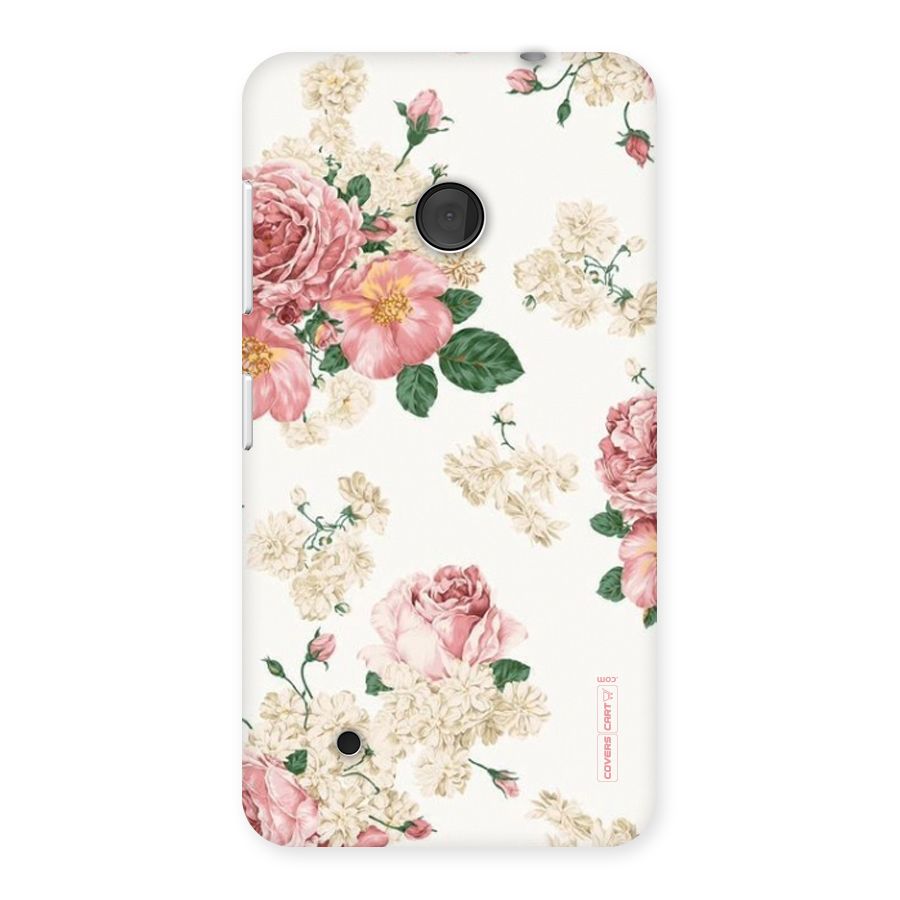 Vintage Floral Pattern Back Case for Lumia 530