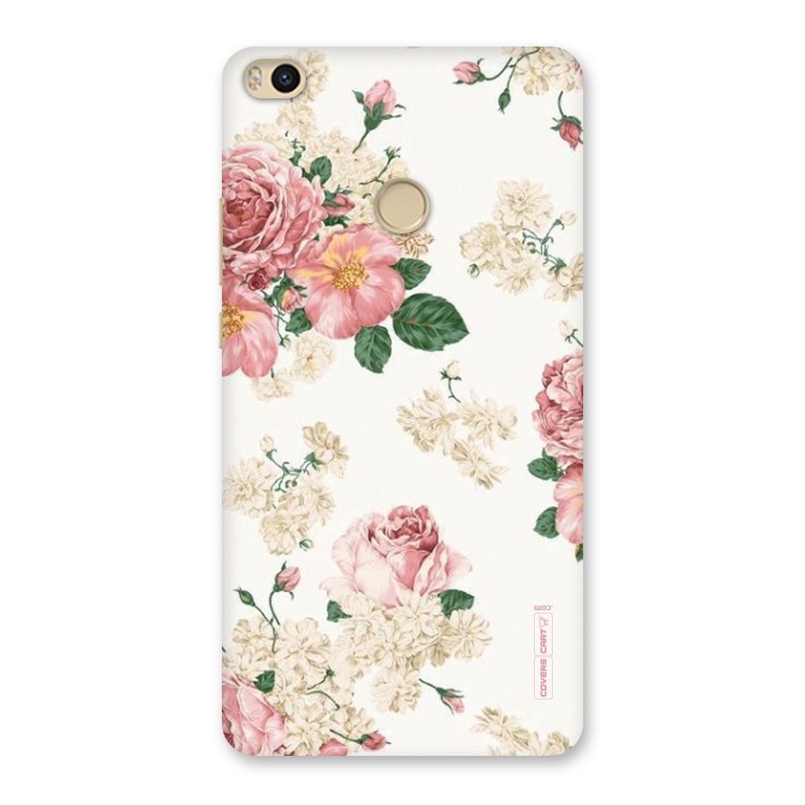 Vintage Floral Pattern Back Case for Mi Max 2