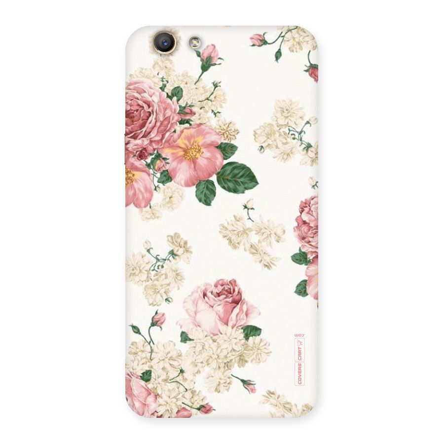 Vintage Floral Pattern Back Case for Oppo F1s