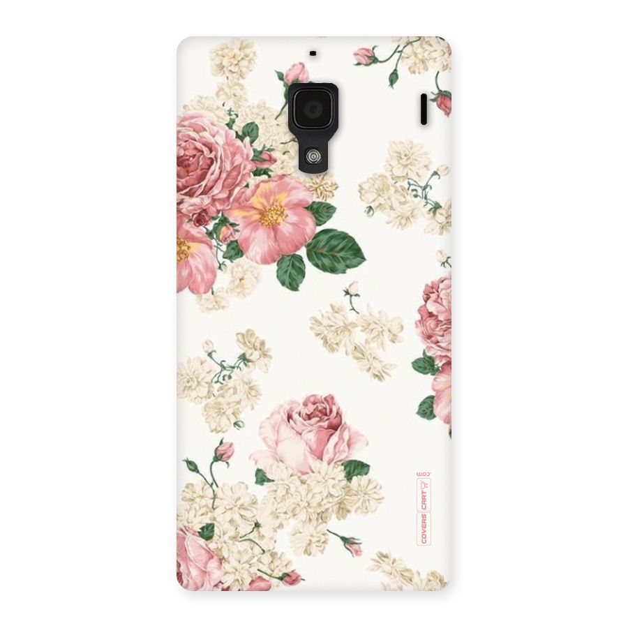 Vintage Floral Pattern Back Case for Redmi 1S