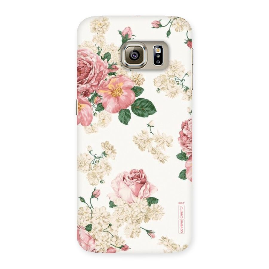 Vintage Floral Pattern Back Case for Samsung Galaxy S6 Edge Plus