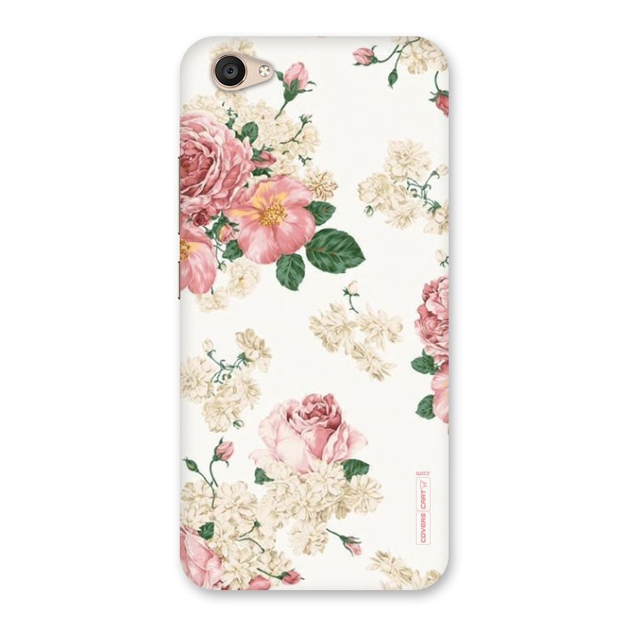 Vintage Floral Pattern Back Case for Vivo V5 Plus