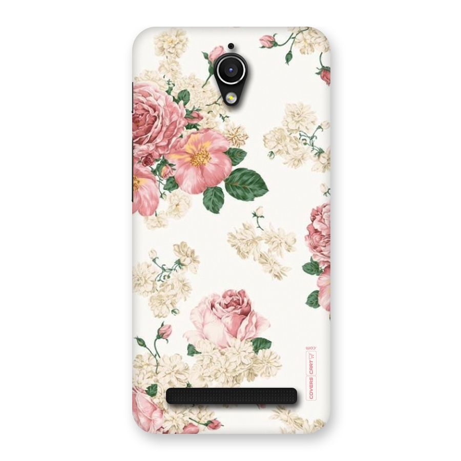 Vintage Floral Pattern Back Case for Zenfone Go
