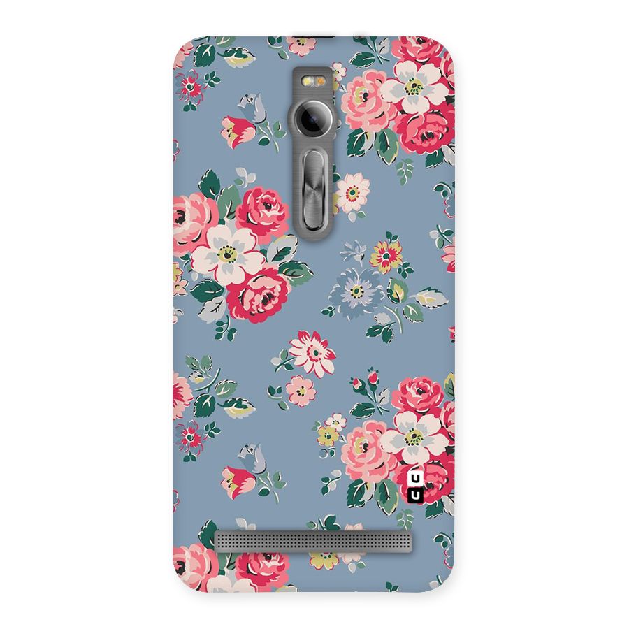 Vintage Flower Pattern Back Case for Asus Zenfone 2