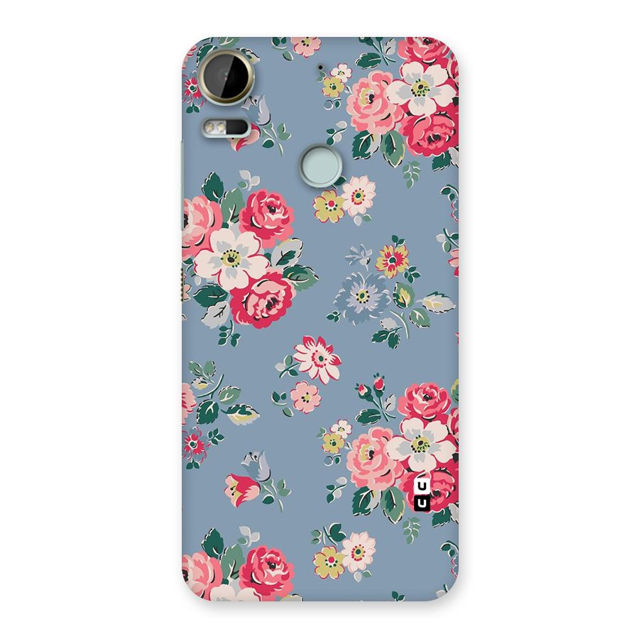 Vintage Flower Pattern Back Case for Desire 10 Pro